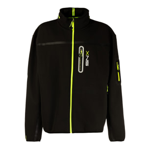 SCUOLA NAUTICA ITALIANA giacca uomo black/giallo fluo