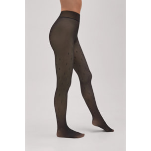 Collant termico con effetto stampa geometrica, 160 denari