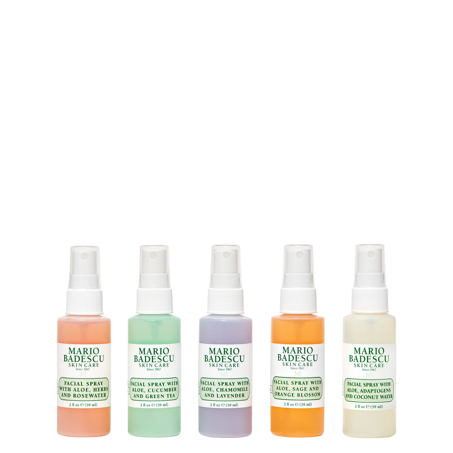 Mini Mist Collection - Coffret Cinq Brumes pour le Visage Incontournables 5x59ml