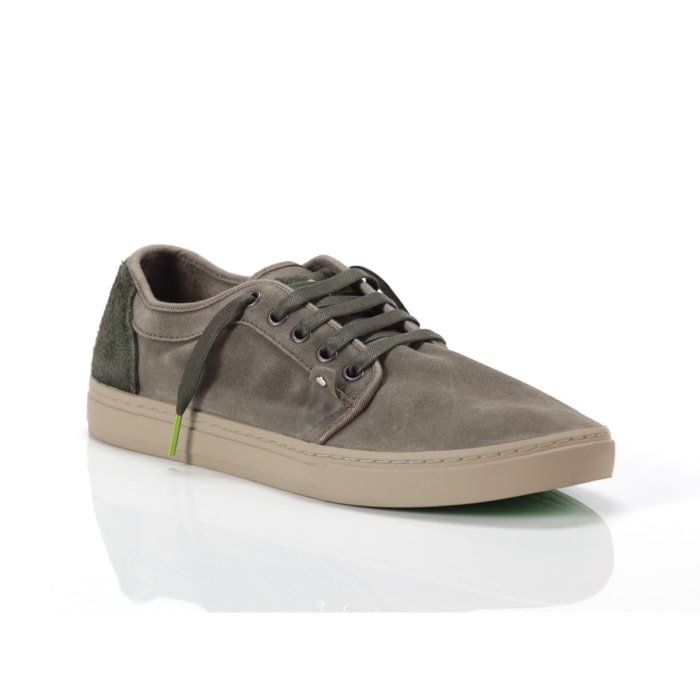 Sneakers Satorisan Heisei Suede Peat Green Grigio