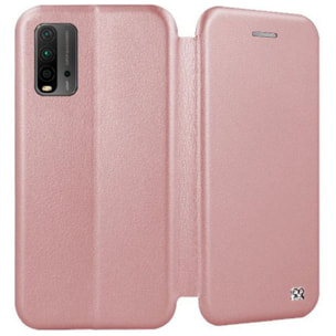 Etui IBROZ Xiaomi Redmi 9T Etui cuir rose