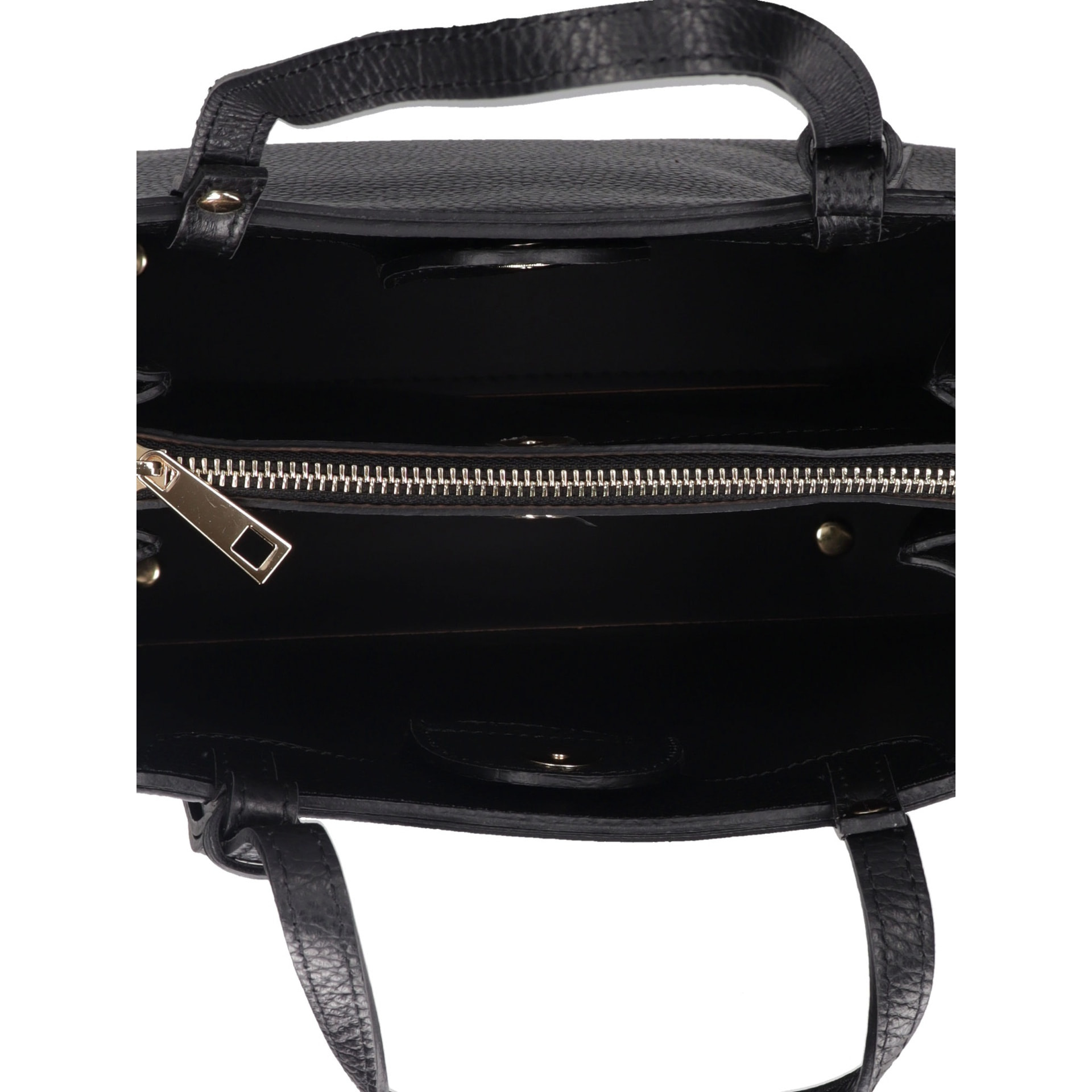 Borsa a mano da donna Made in Italy - Modello Novara Ultra - 100% pelle - 28.0 x 21.0 x 12.0 cm