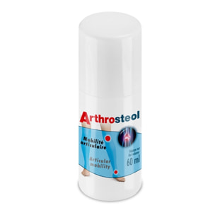 NUTRI EXPERT - Arthrosteol Roll-On - Soulage rapidement les gênes articulaires - Apaise les contractures musculaires - Huiles essentielles + Harpagophytum + Capsicum - 60ml