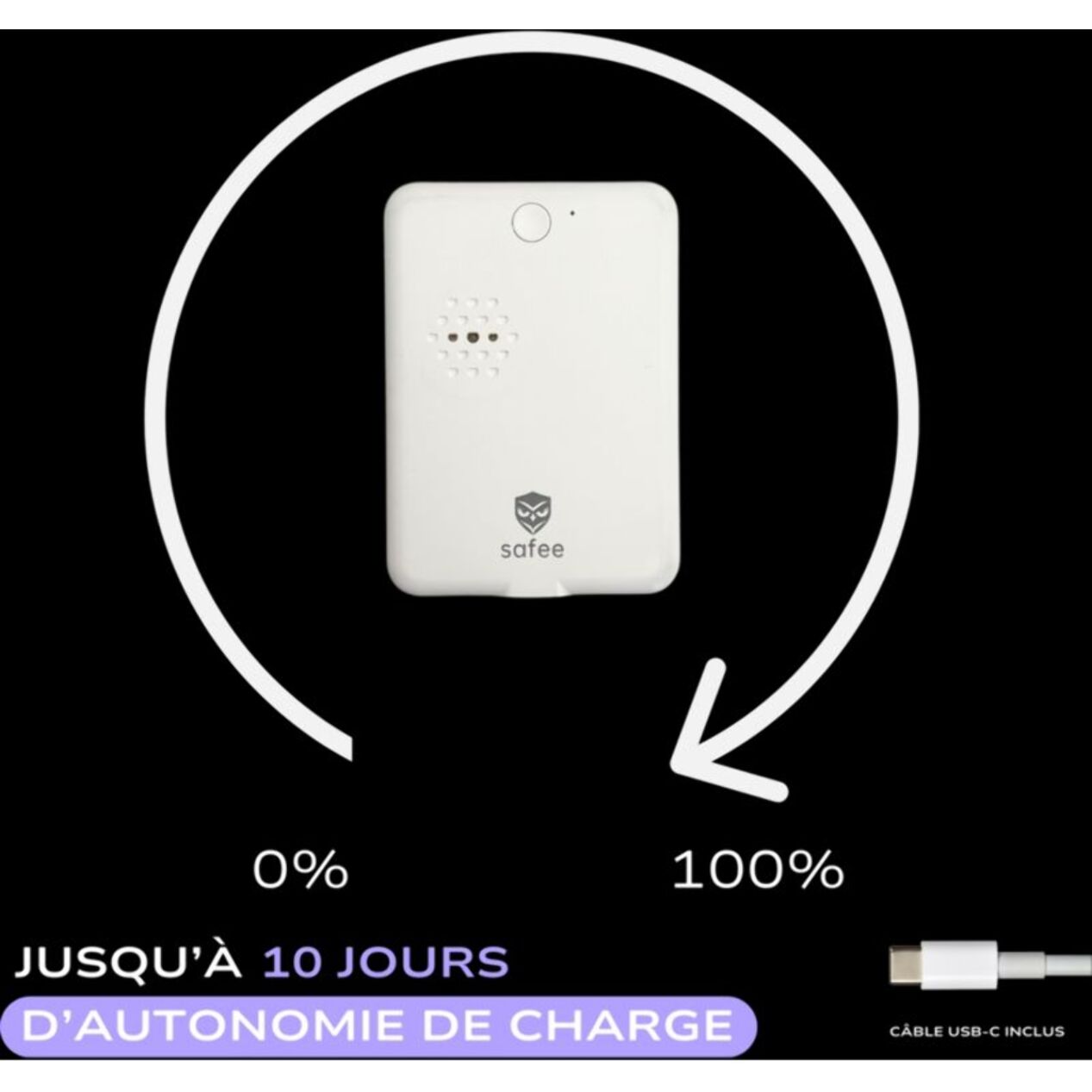 Tracker GPS SAFEE Case - dispositif de sécurité personnel