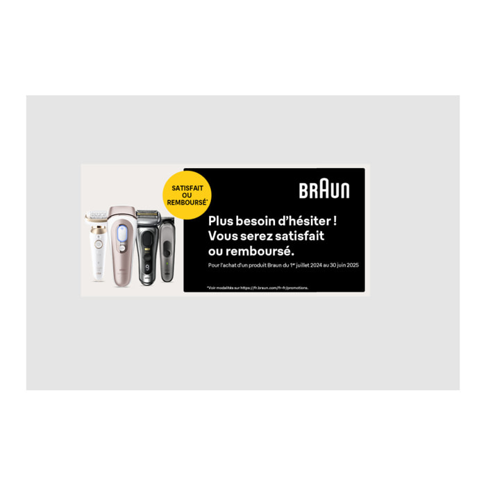 Braun - Rasoir Électrique Series 9 PRO+ 9560cc - Avec Station SmartCare - Noir