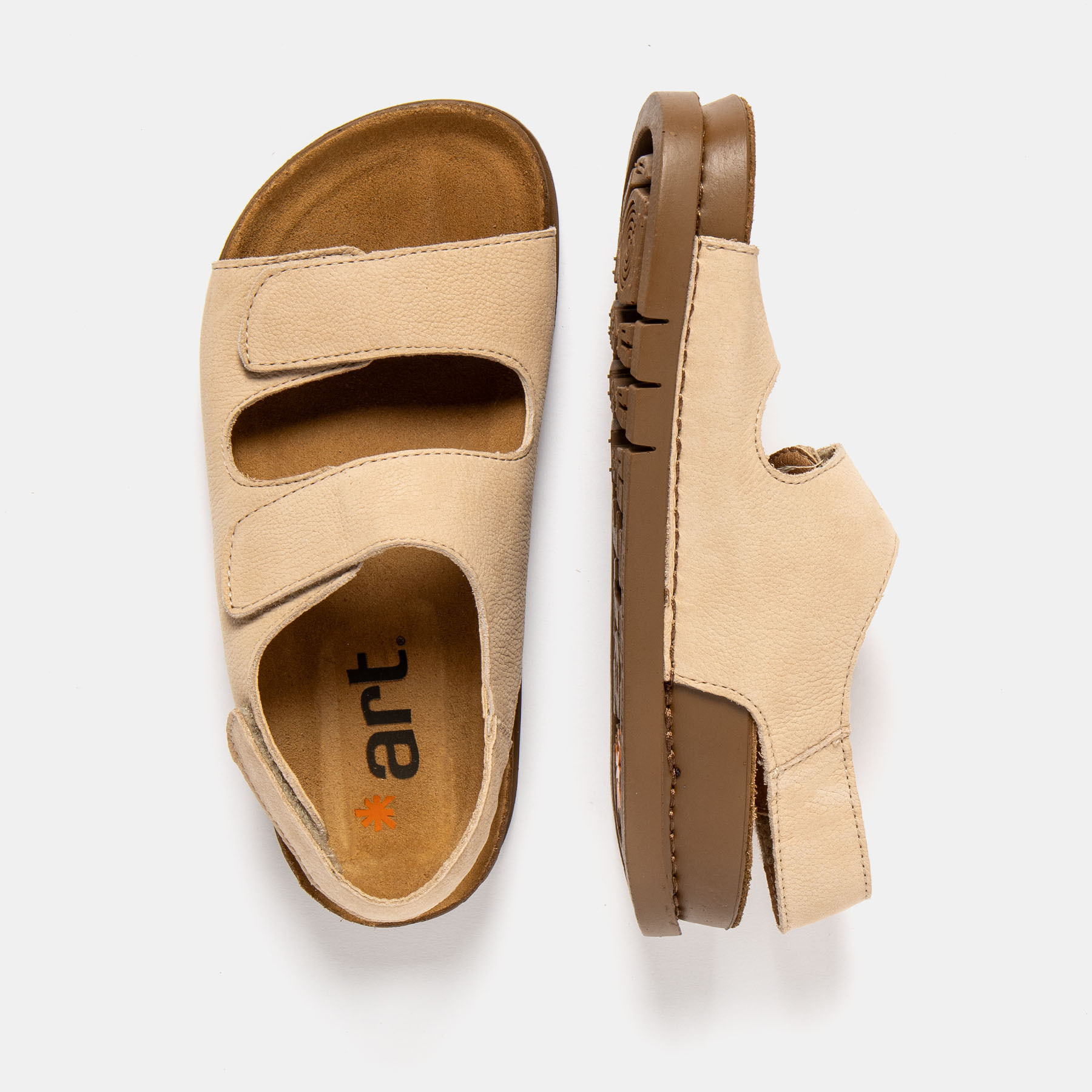 Sandalias 2023 NOBUCK CREAM / KASSEL color Cream