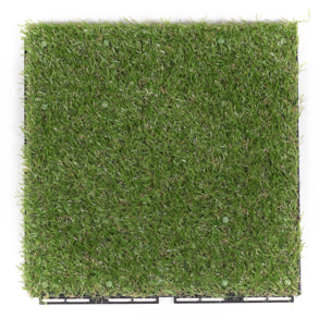 Pack 9 Baldosas Césped Artificial Clickgreen 30x30 Cm