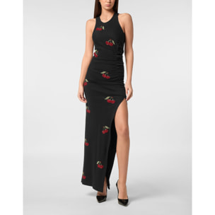 PHILIPP PLEIN Long Dress CHERRIES