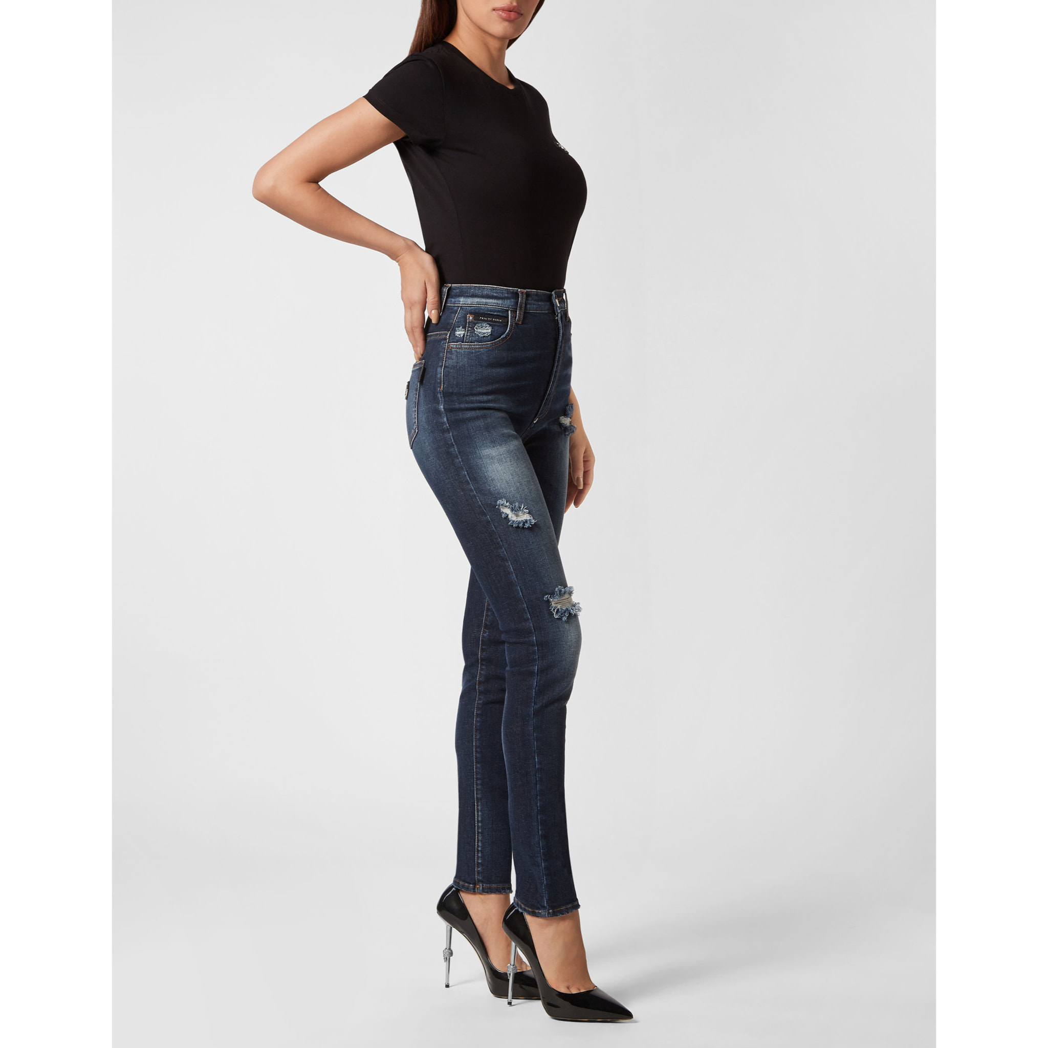 PHILIPP PLEIN Super High Waist Jegging