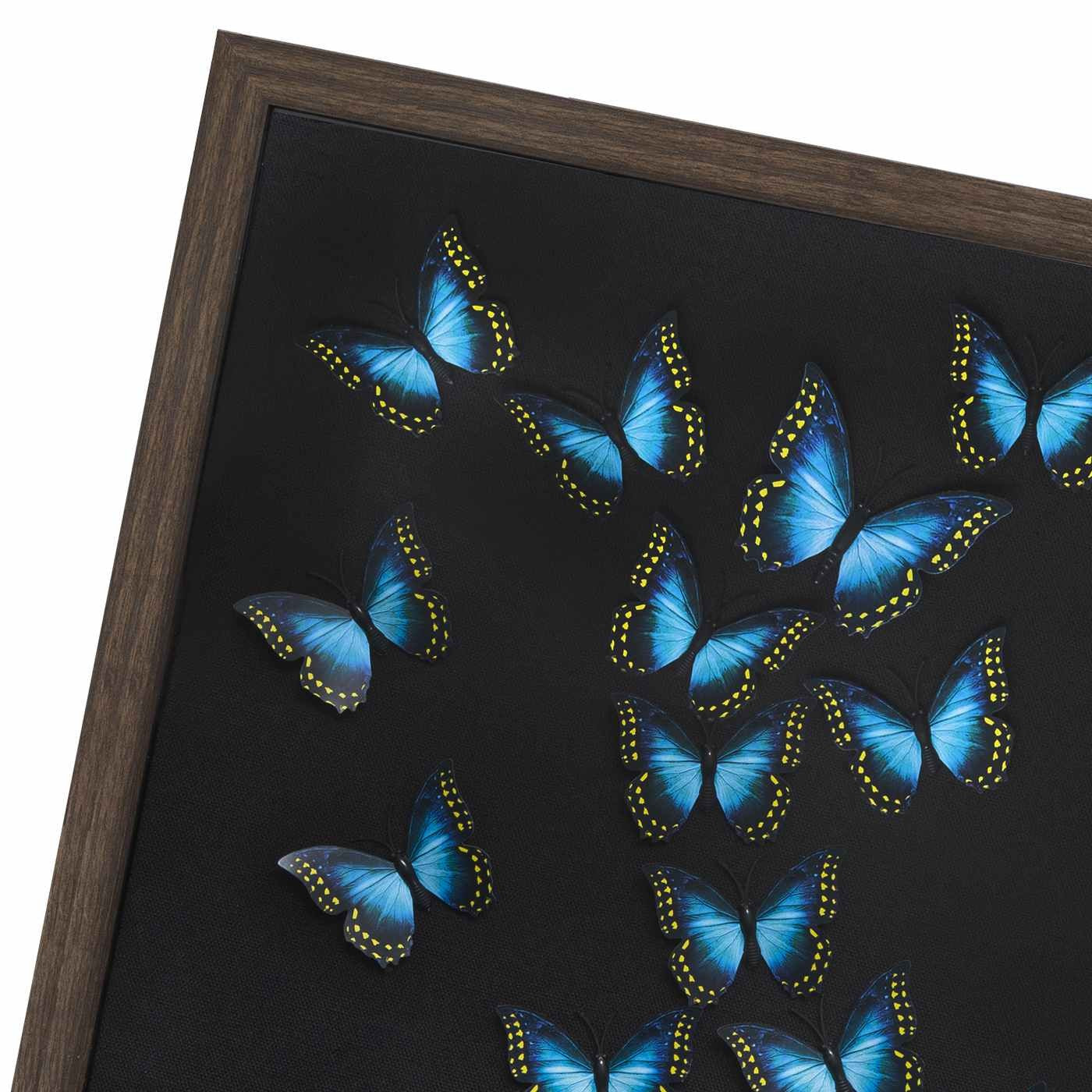 Tableau marieta 3d papillon 55cm