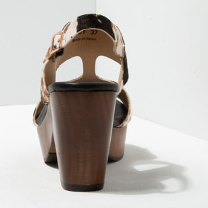 Sandalias con tacón S3270F FANTASY TEXAS/ ST.LAURENT SANDAL color Texas