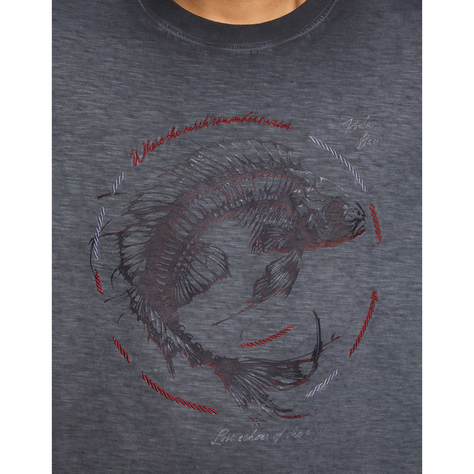 Camiseta Manga Corta Antracita - Urutiana