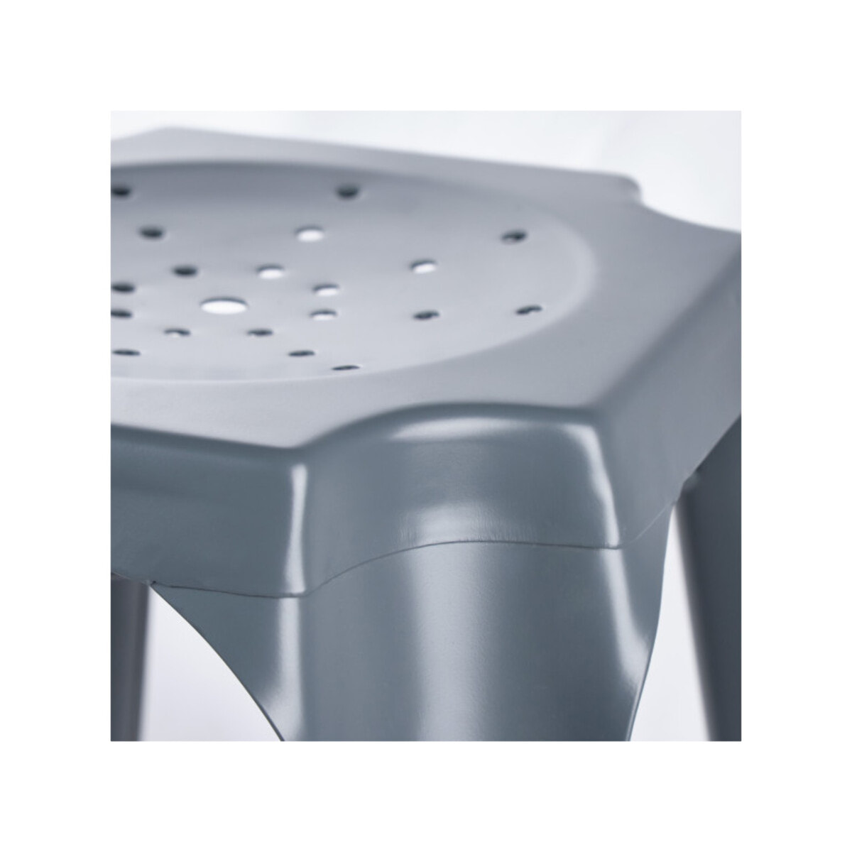Tabouret de bar en métal au style industriel - STEAL