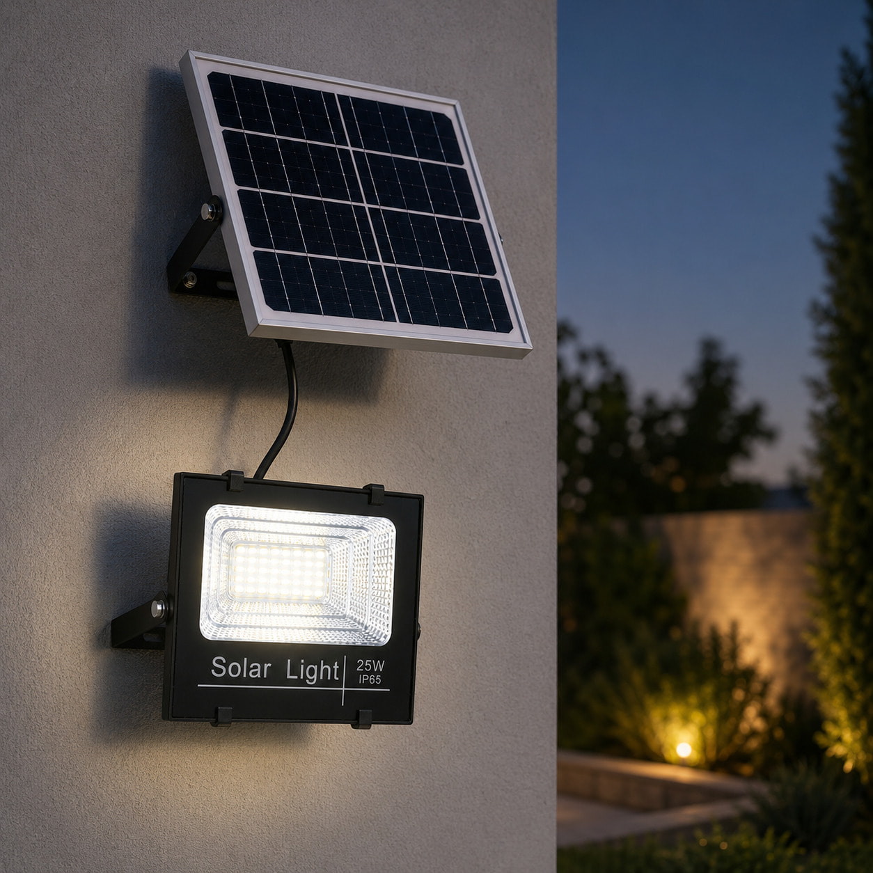 OMEGA Faretto ad energia solare 25W Floodlight