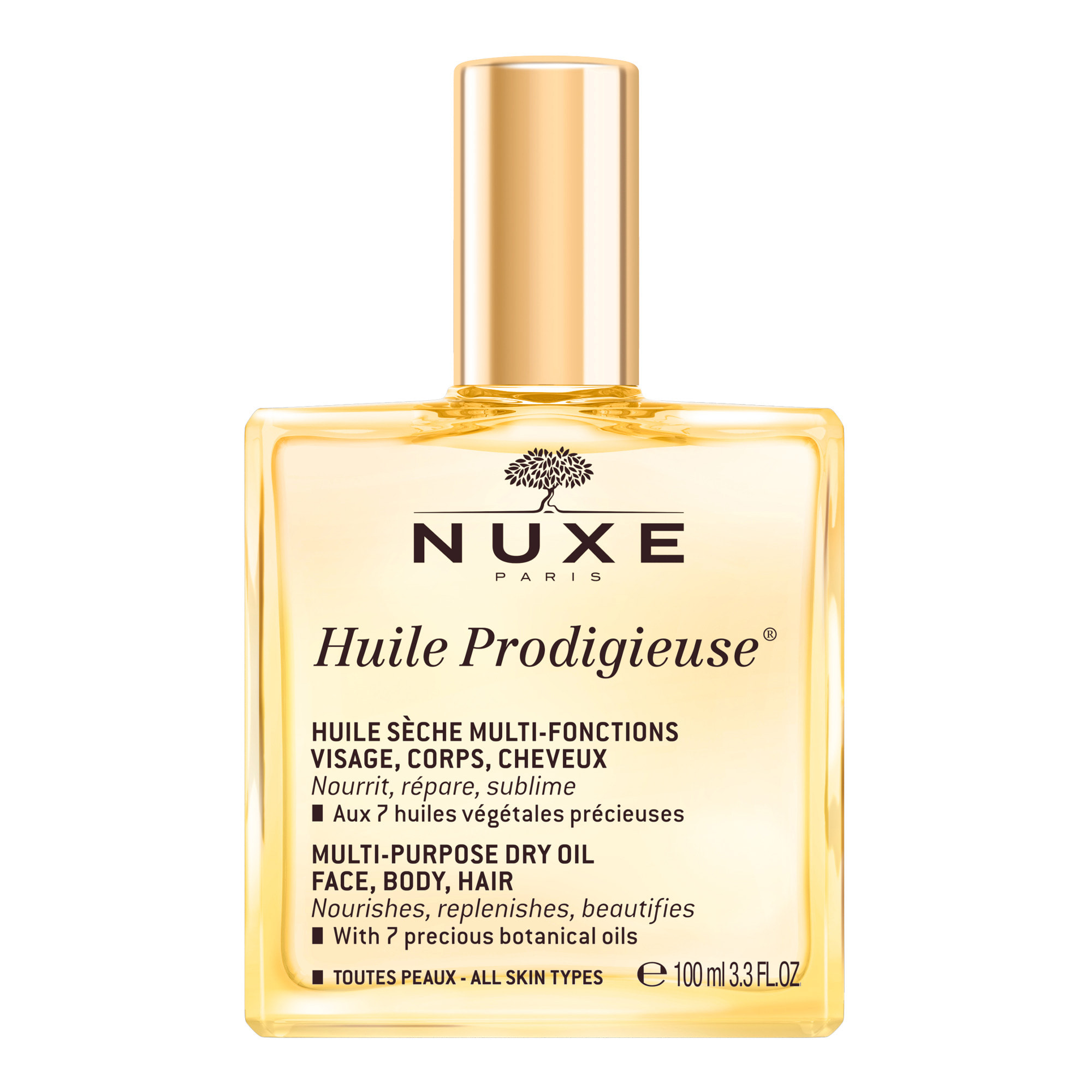 Huile prodigieuse® Huile sèche multi-fonctions visage, corps, cheveux - Huile prodigieuse®- Toutes peaux 100 ml