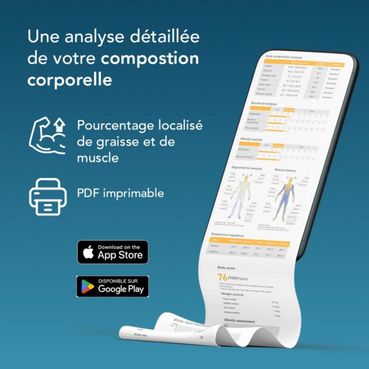 Pèse personne impédancemètre HAEPI Hi-Anna-GR