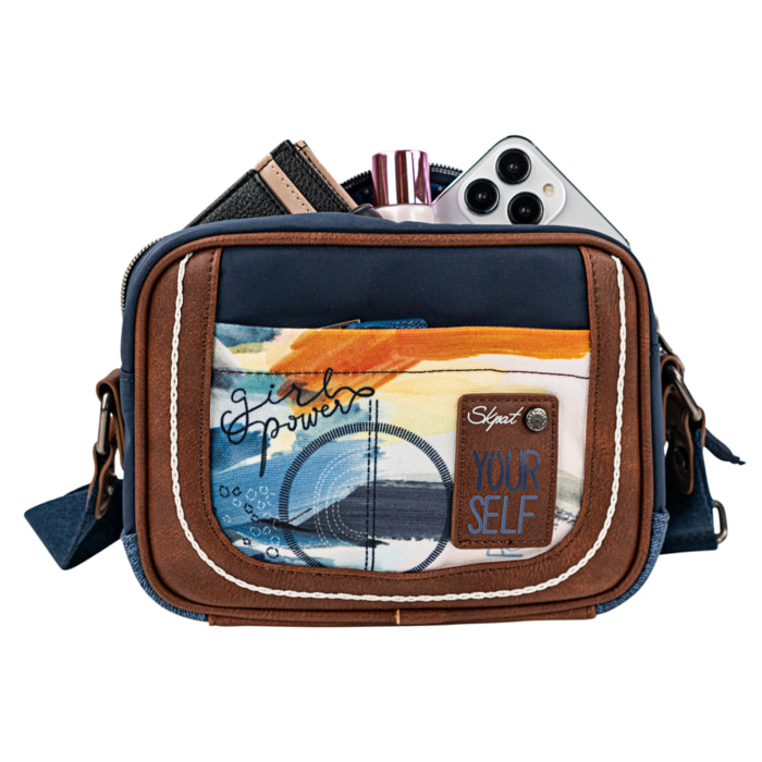 Bolso Bandolera Mujer Skpat Sirmione Azul Marino