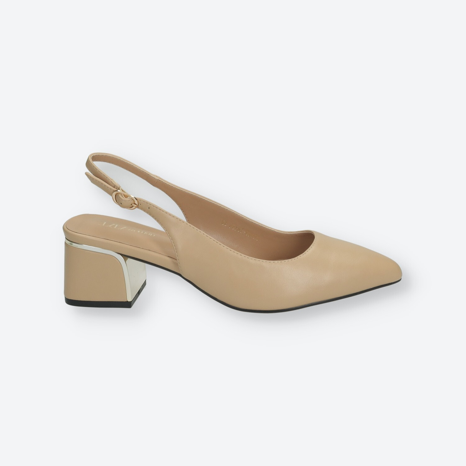 Décolleté sling back Donna Tata Italia Beige