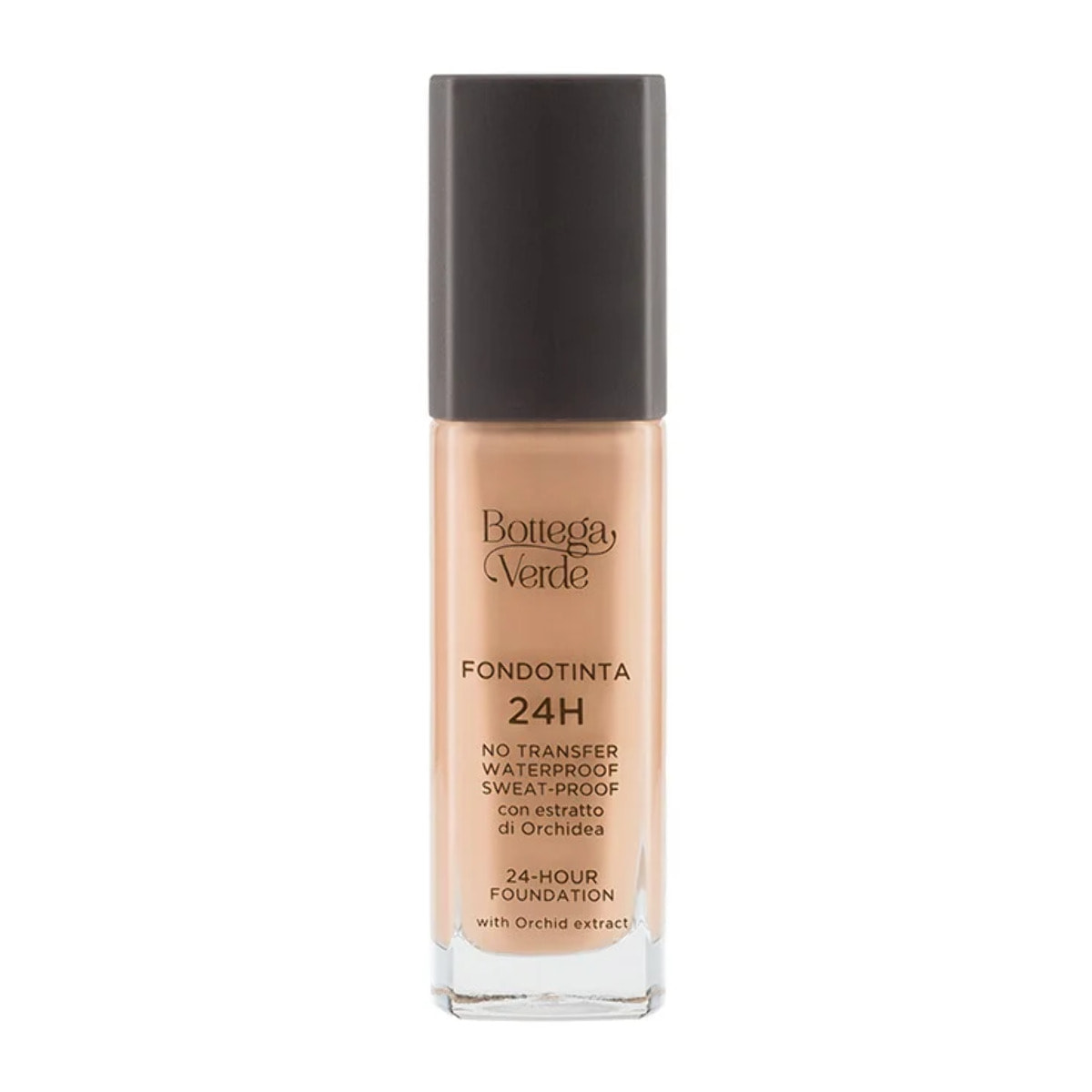 Base de maquillaje 24 horas - no mancha, resistente al agua y al sudor, con extracto de Orquídea (30 ml)