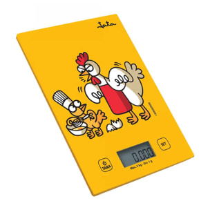 Báscula de cocina JATA 731K hasta 5 kg. Alta precisión. Función de tara. Visor LCD