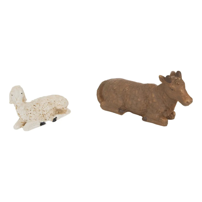Santon pour crèche de Noël H.20cm résine assorti