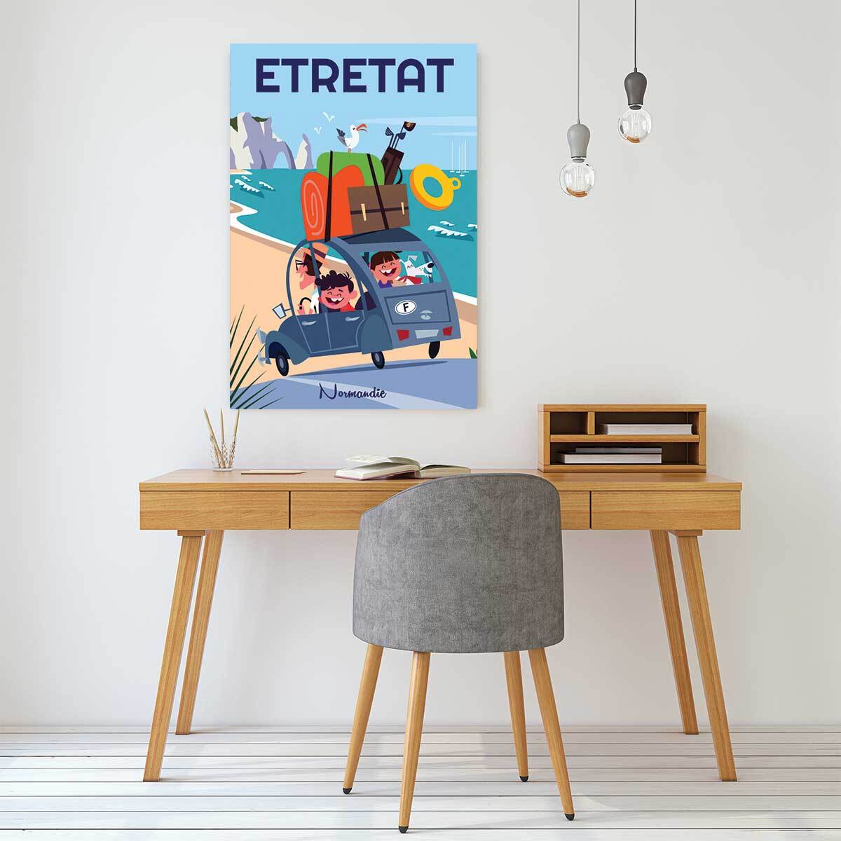 Tableau mer du nord etretat et la normandie  Tableau alu Dibond