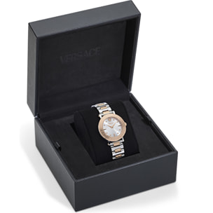 Versace Reloj Analógico De Cuarzo. Greca Sphere