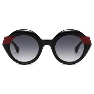 Occhiali da sole OCEAN NEW ERA 8 - montatura nera lucida con lenti gery sfumate