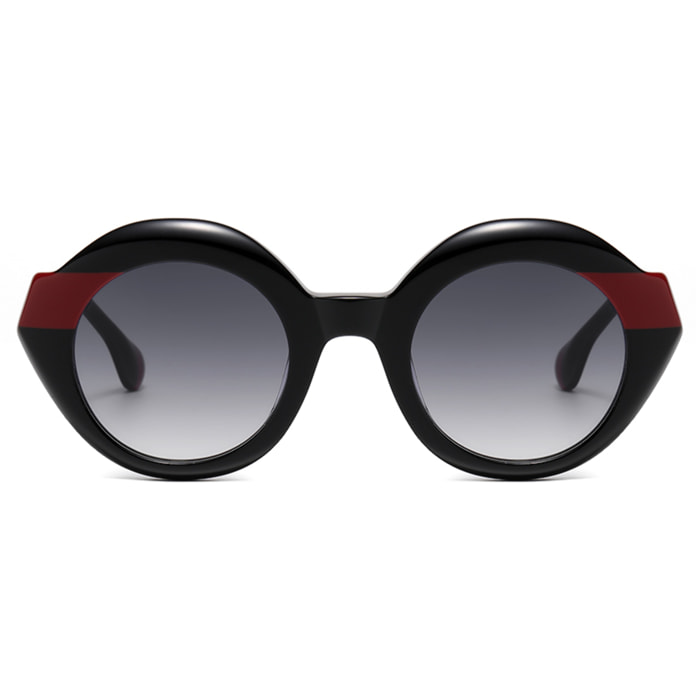 Occhiali da sole OCEAN NEW ERA 8 - montatura nera lucida con lenti gery sfumate