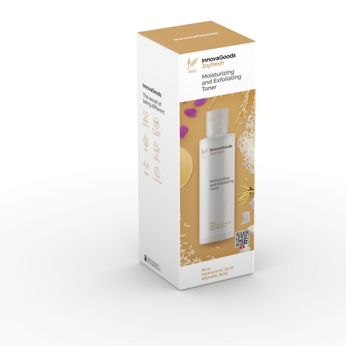 Tónico Facial Hidratante y Exfoliante Rice Joyfresh InnovaGoods 150 ml