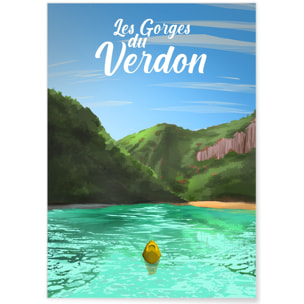 Affiche Les Gorges du Verdon