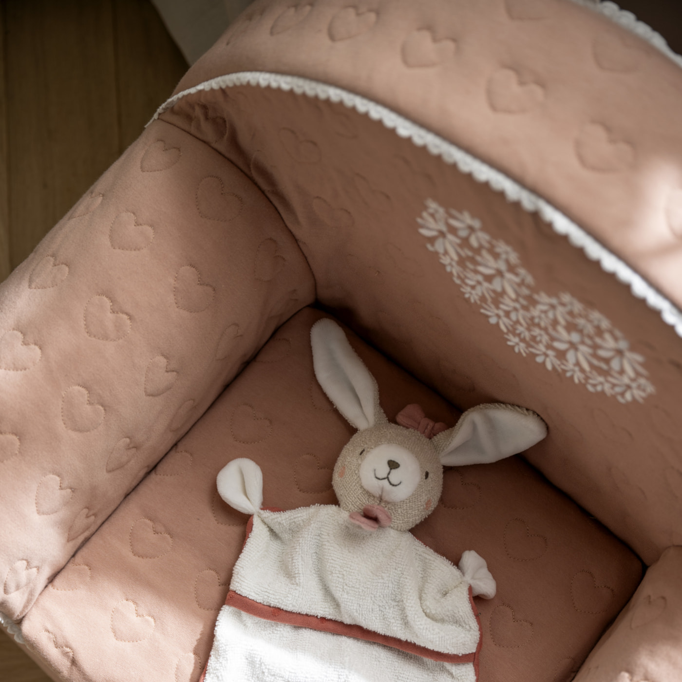 Fauteuil club pour enfant en coton matelassé