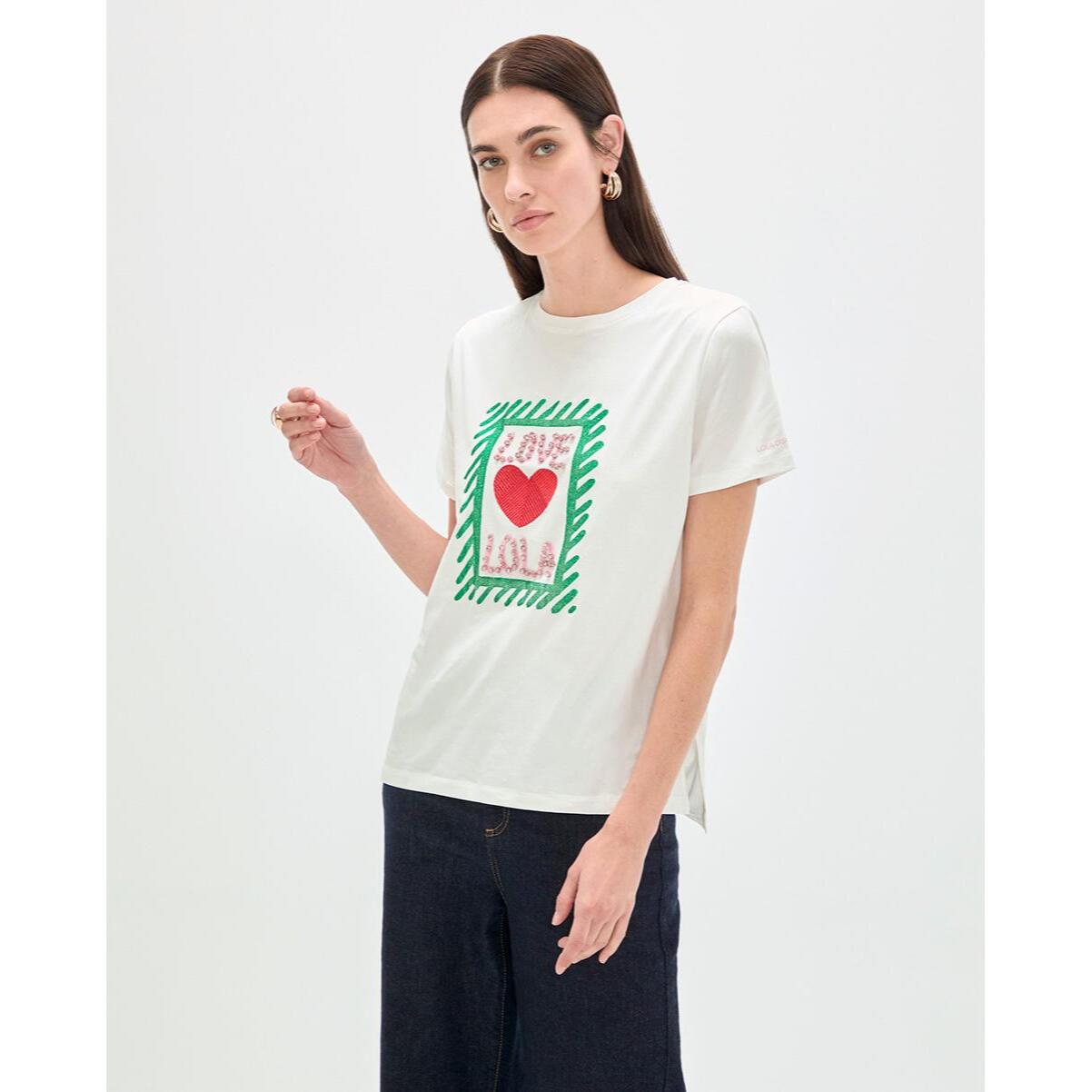 Maglietta con gioielli LOVE LOLA