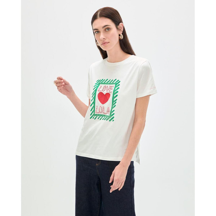 Maglietta con gioielli LOVE LOLA
