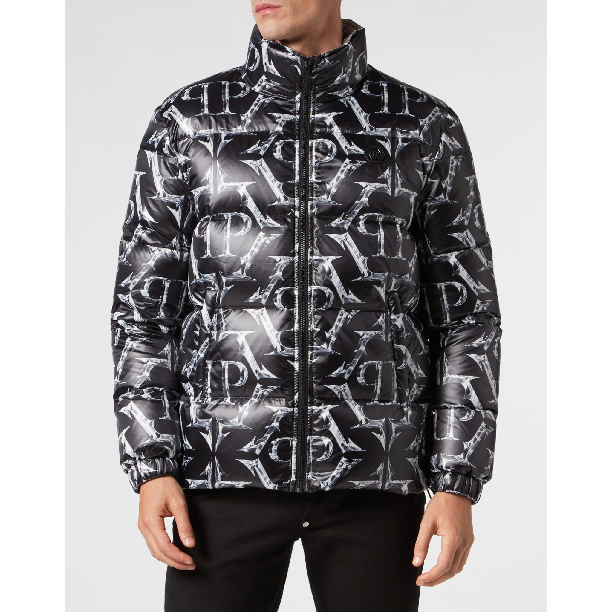 PHILIPP PLEIN Chaqueta larga de plumón CHROME