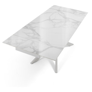 Tomasucci Table extensible MELVIN 160 TOTAL WHITE