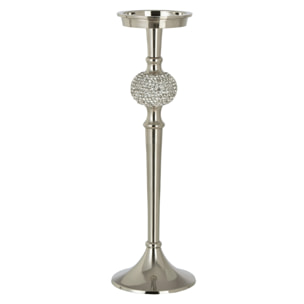 J-Line bougeoir Sur Pied Diamant - aluminium - argent - large