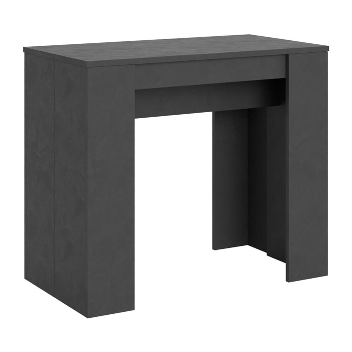 Console Basic Small cm.90x48 (extensible à 204) Anthracite