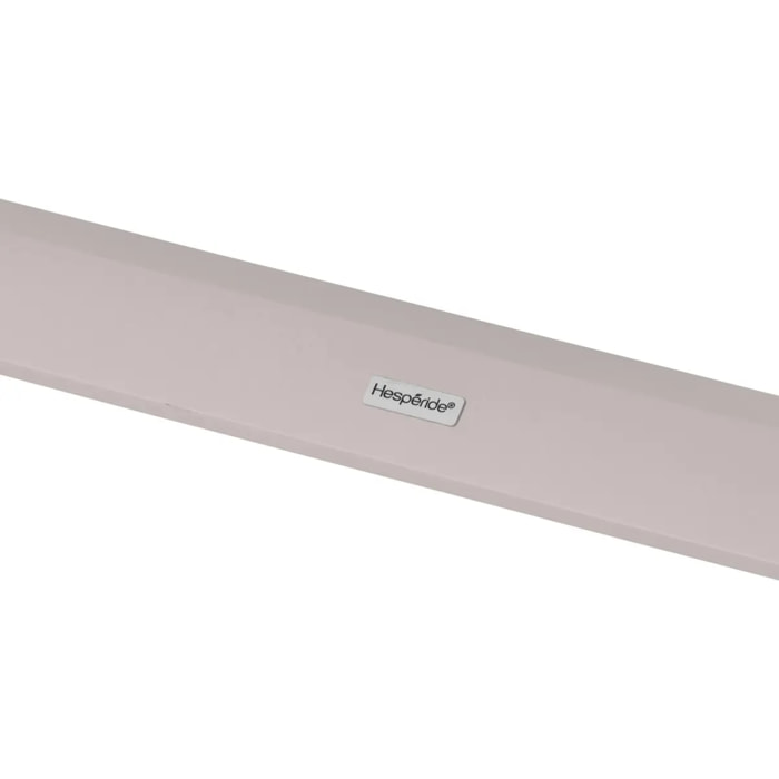 Table basse de jardin carrée "Allure" avoine 79 x 79 x 30cm en aluminium