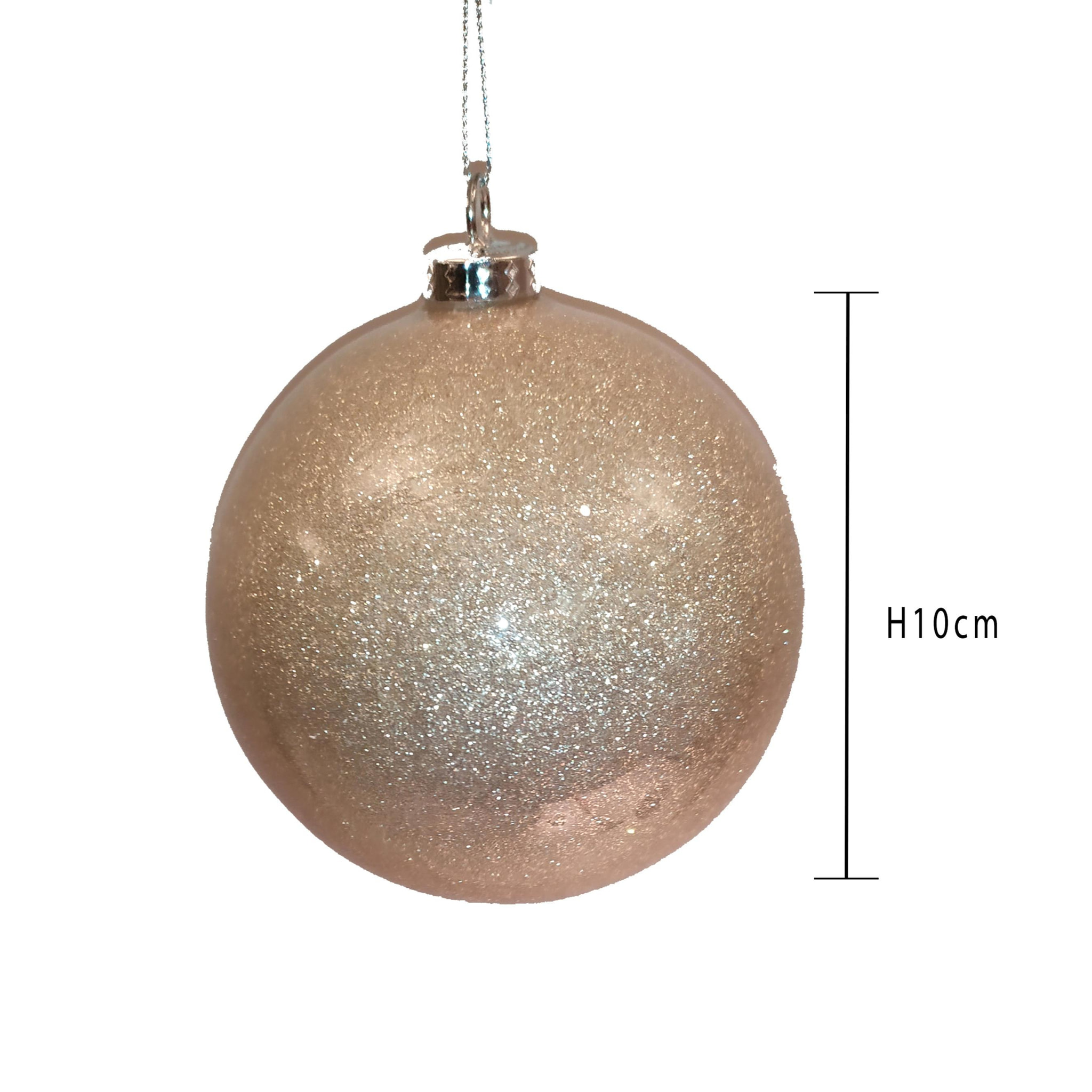 Sfera con glitter - Pezzi 12 - ALTRO - Bianchi Dino SpA