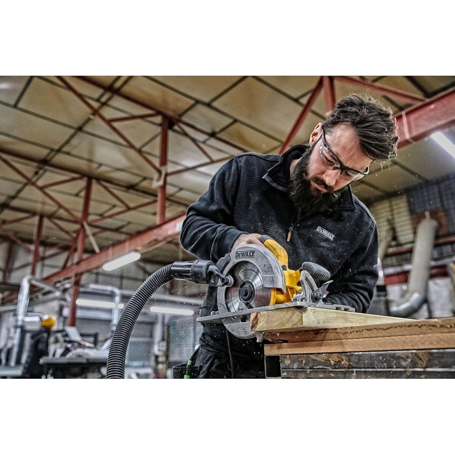 Scie circulaire 1600 W - Ø 190 mm Profondeur de coupe 61 mm - Coffret - DEWALT - DWE576K-QS