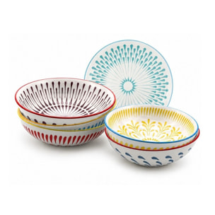 Lot de 6 assiettes creuses, KYOTO