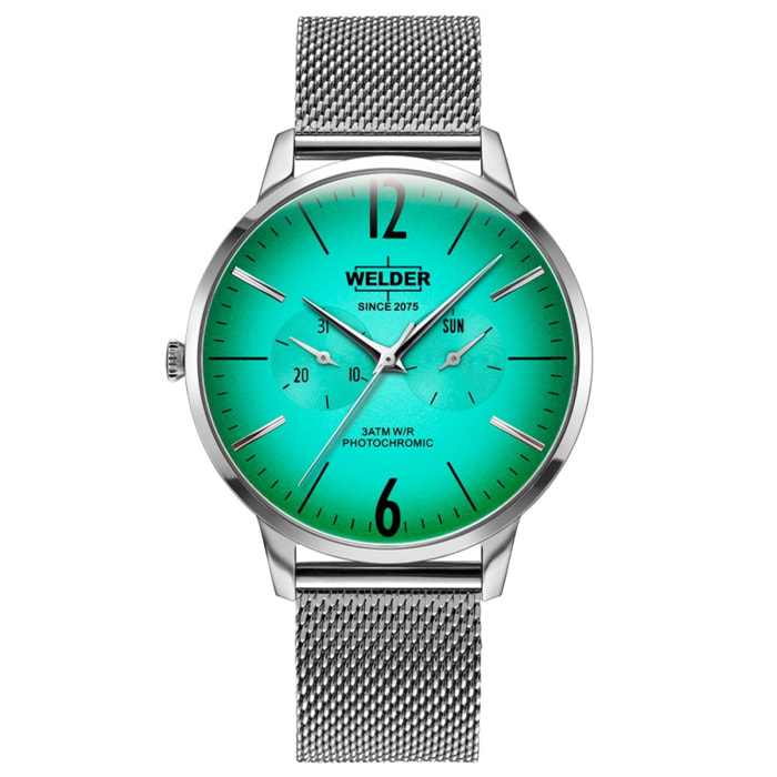 Reloj Welder WWRS400 Hombre Analogico Cuarzo con Correa de Acero inoxidable