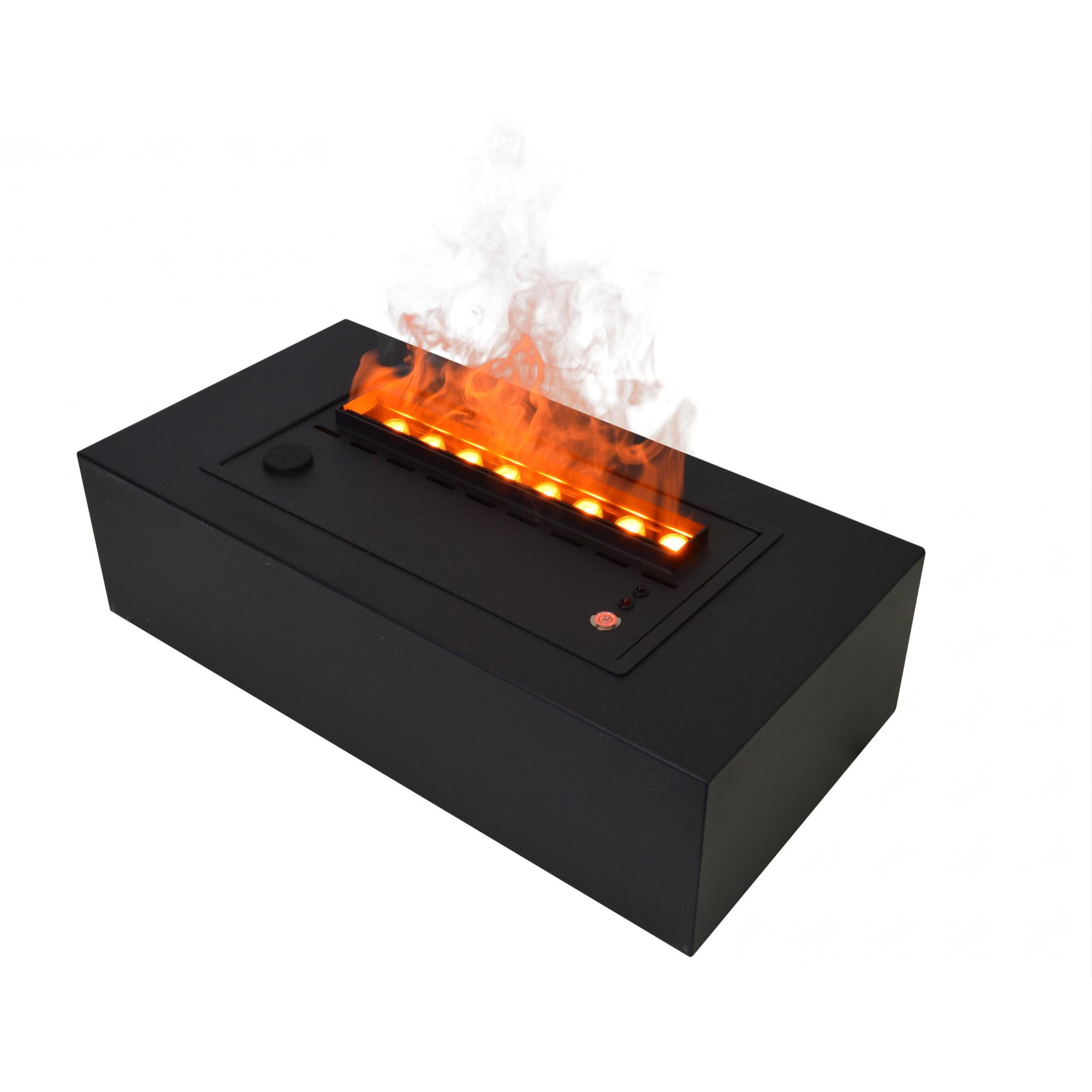 Cheminée de table décorative avec flamme simulée