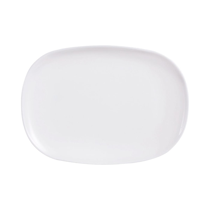 Assiette blanche 34 x 24 cm Sweet Line - Luminarc