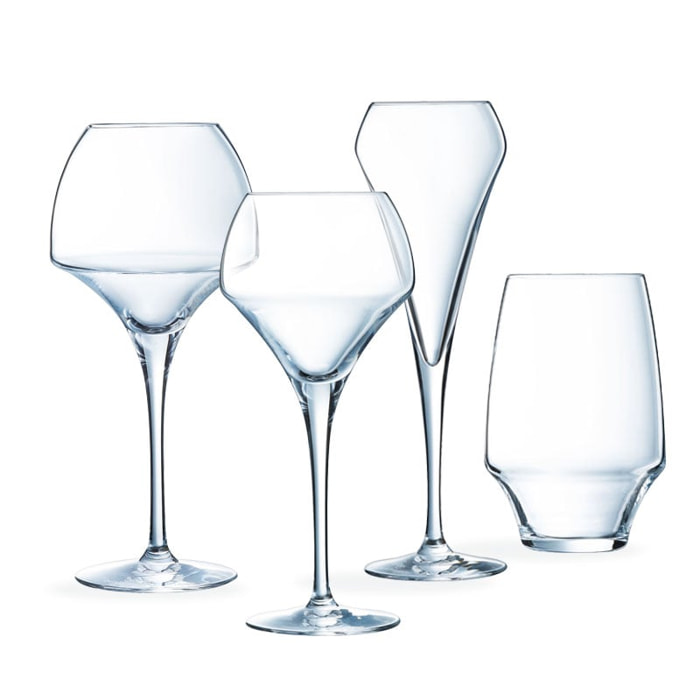 Juego de 24 copas y vasos Open Up - Chef&Sommelier