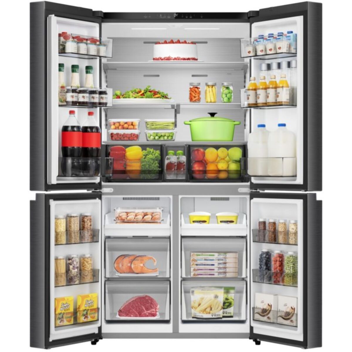 Réfrigérateur multi portes HISENSE RQ5P640SSKD