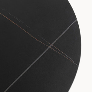 Table d'appoint Wish noire 50cm Kare Design