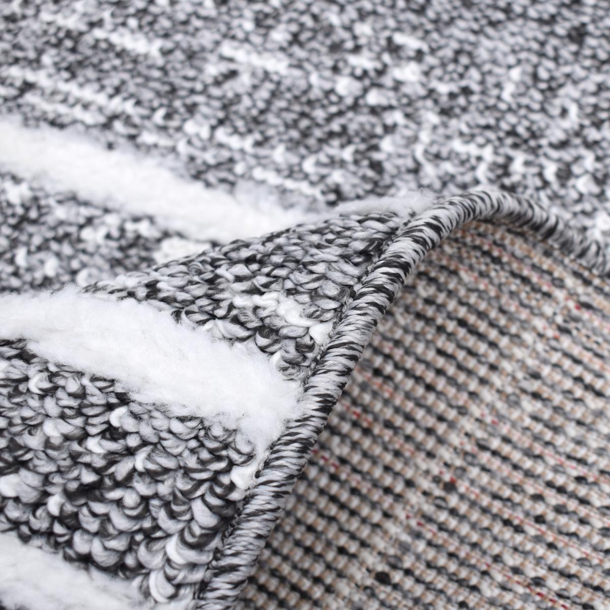 Tapis Jopi en relief dessin géométrique