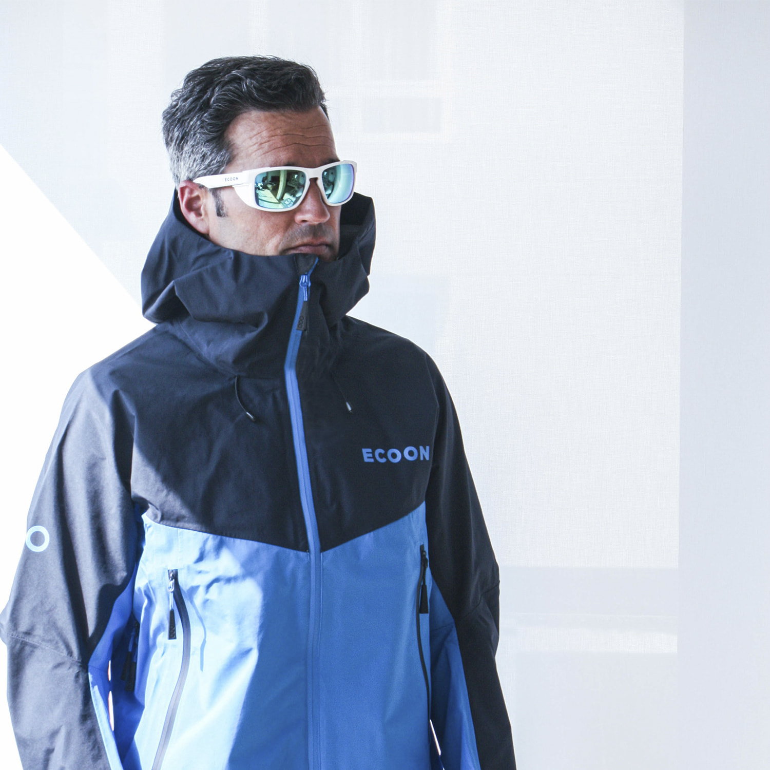 Giacca ECODiscover di ECOON - Blu / Azzurro